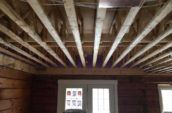 wooden framing for house roof